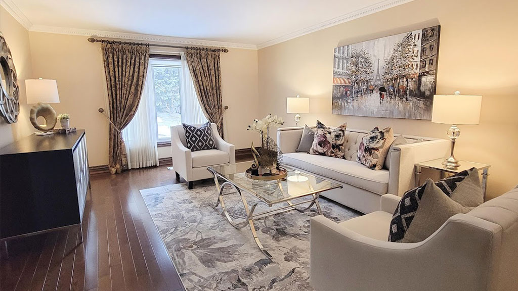 Etobicoke condo unit after Staged Set Sold's services